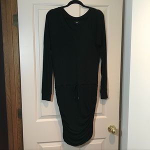 Soft & Cozy Dress T shirt Ruched Skirt NWOT